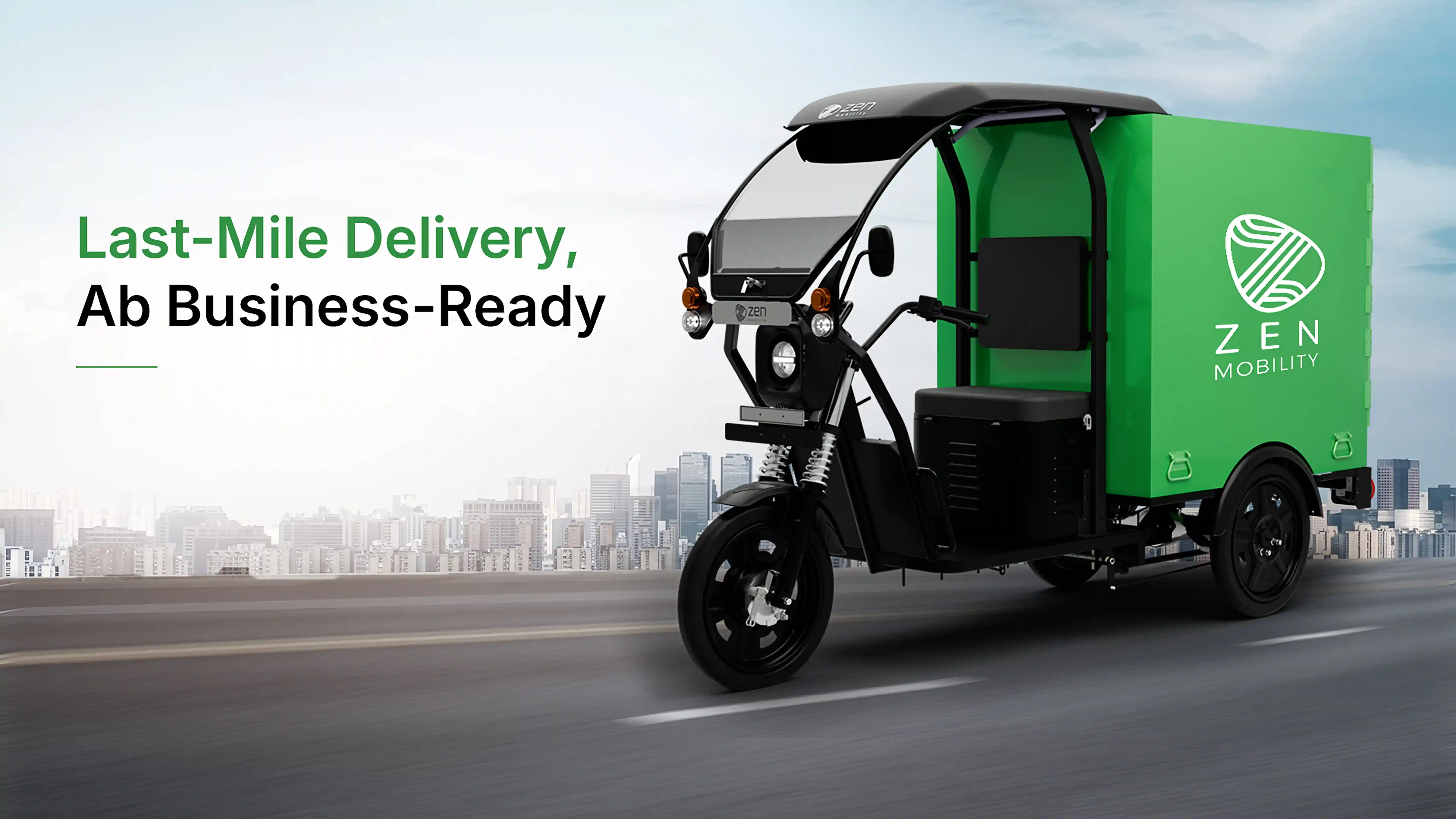 Zen Mobility MicroPod LWB electric cargo vehicle