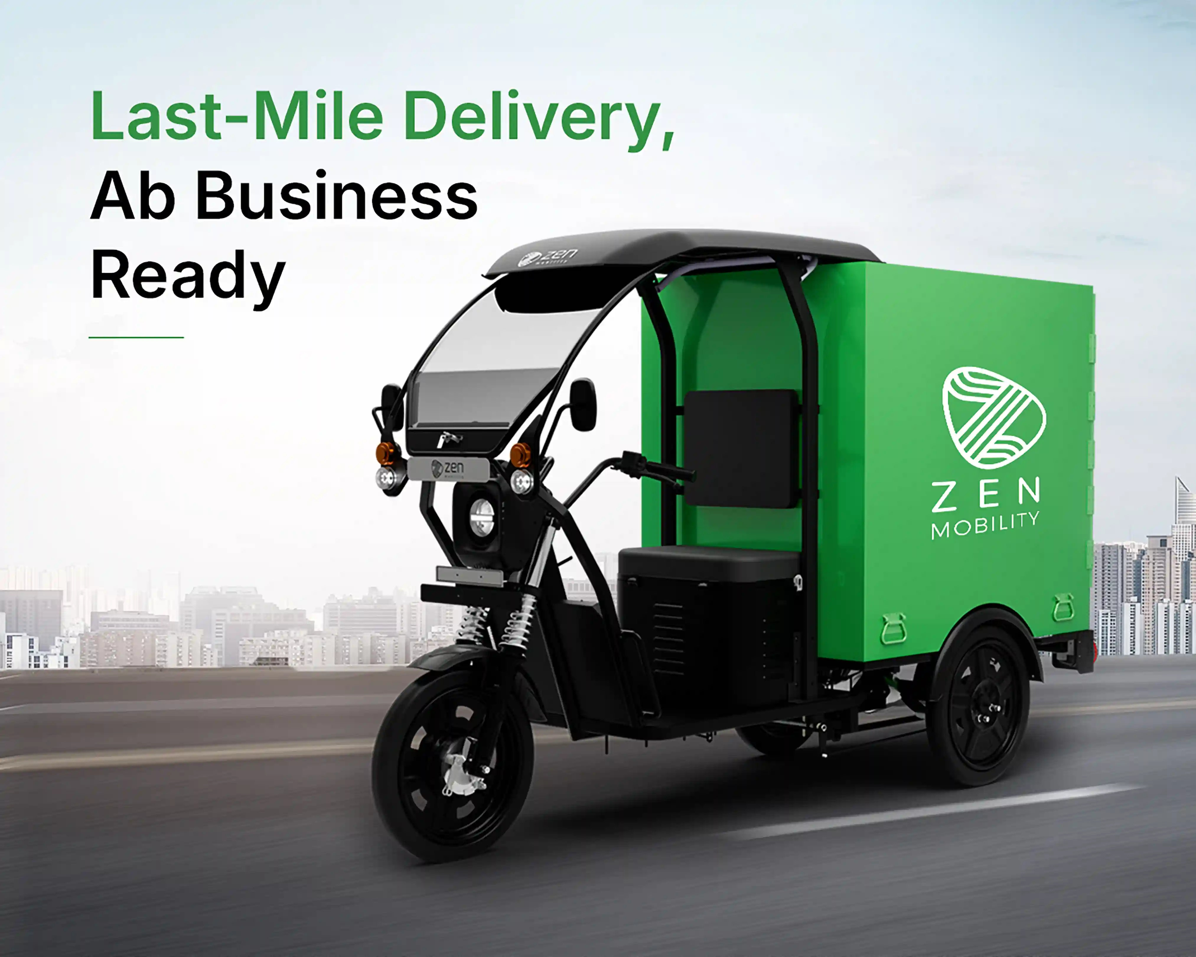 Zen Mobility MicroPod LWB electric cargo vehicle