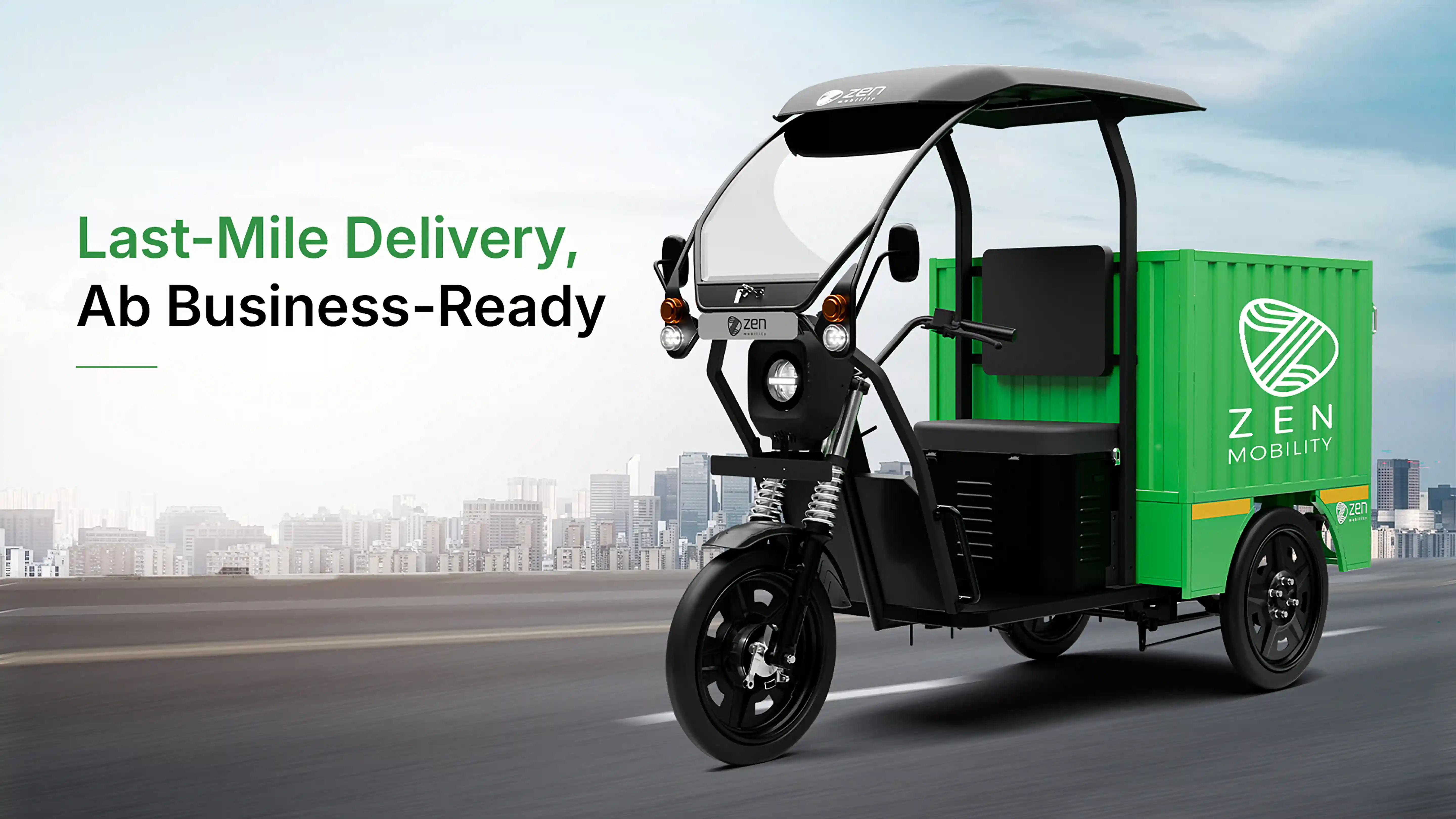 Zen Mobility MicroPod LWB Loader electric cargo vehicle