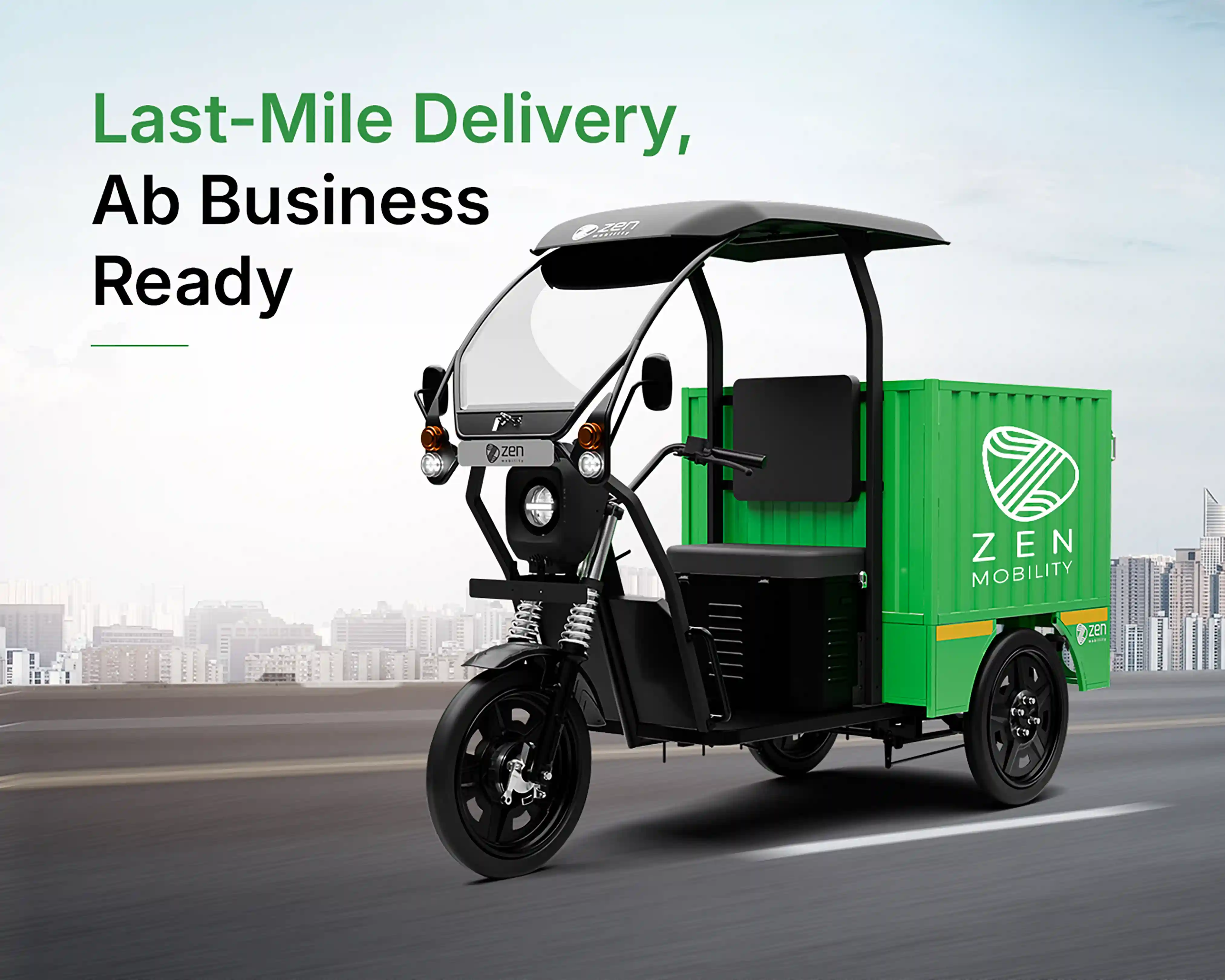 Zen Mobility MicroPod LWB Loader electric cargo vehicle