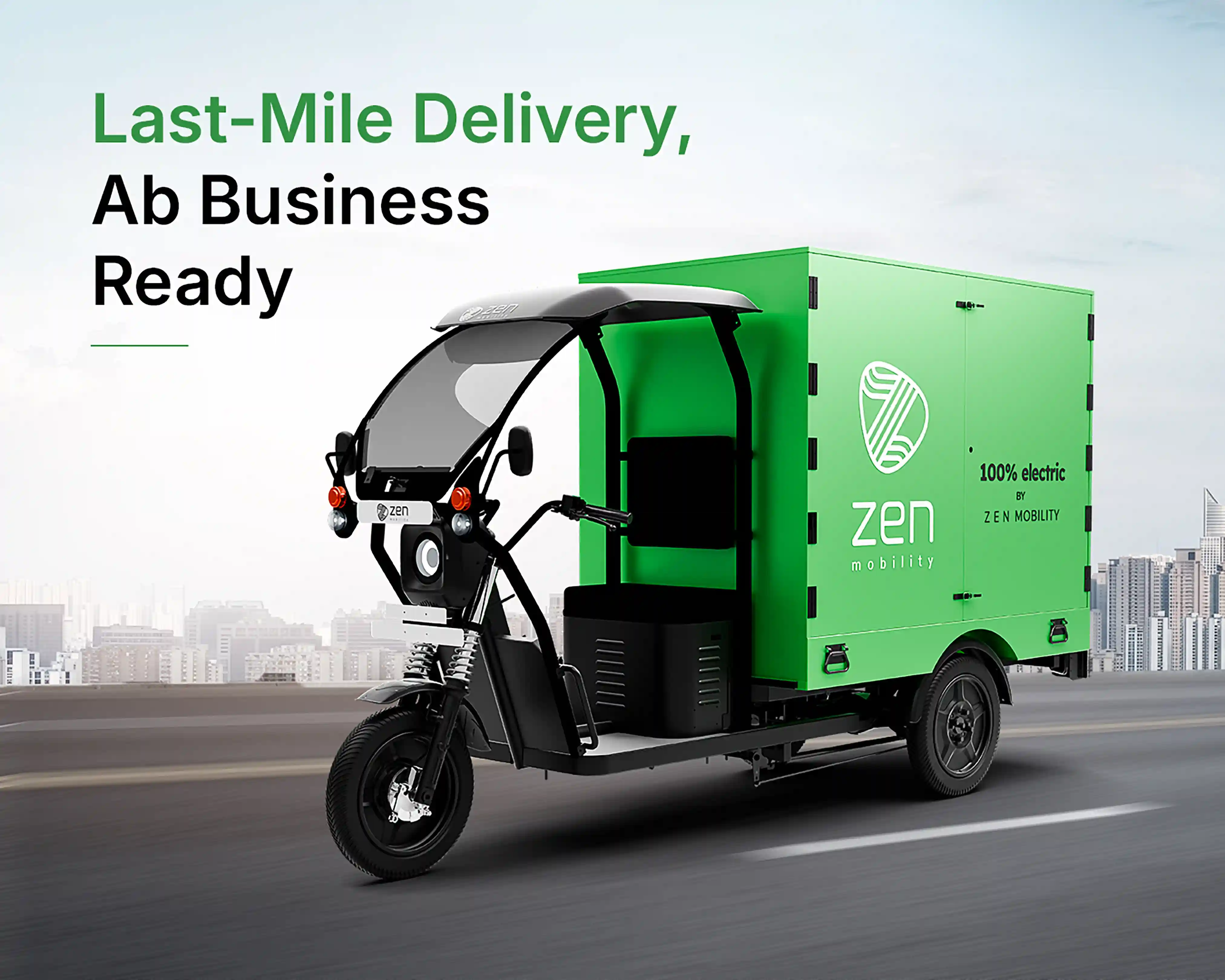Zen Mobility MicroPod Pro electric cargo vehicle