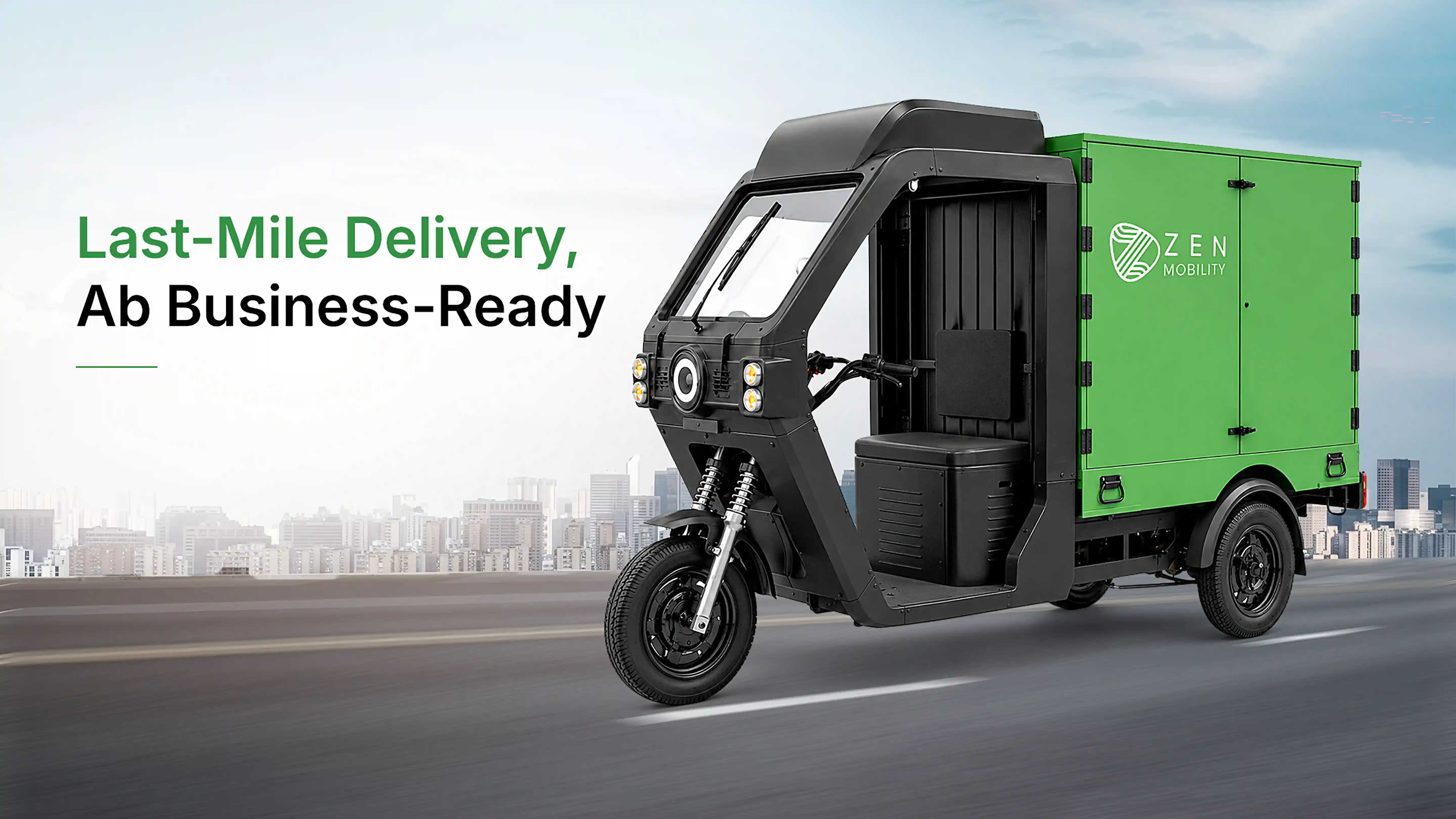 Zen Mobility MicroPod XXL electric cargo vehicle
