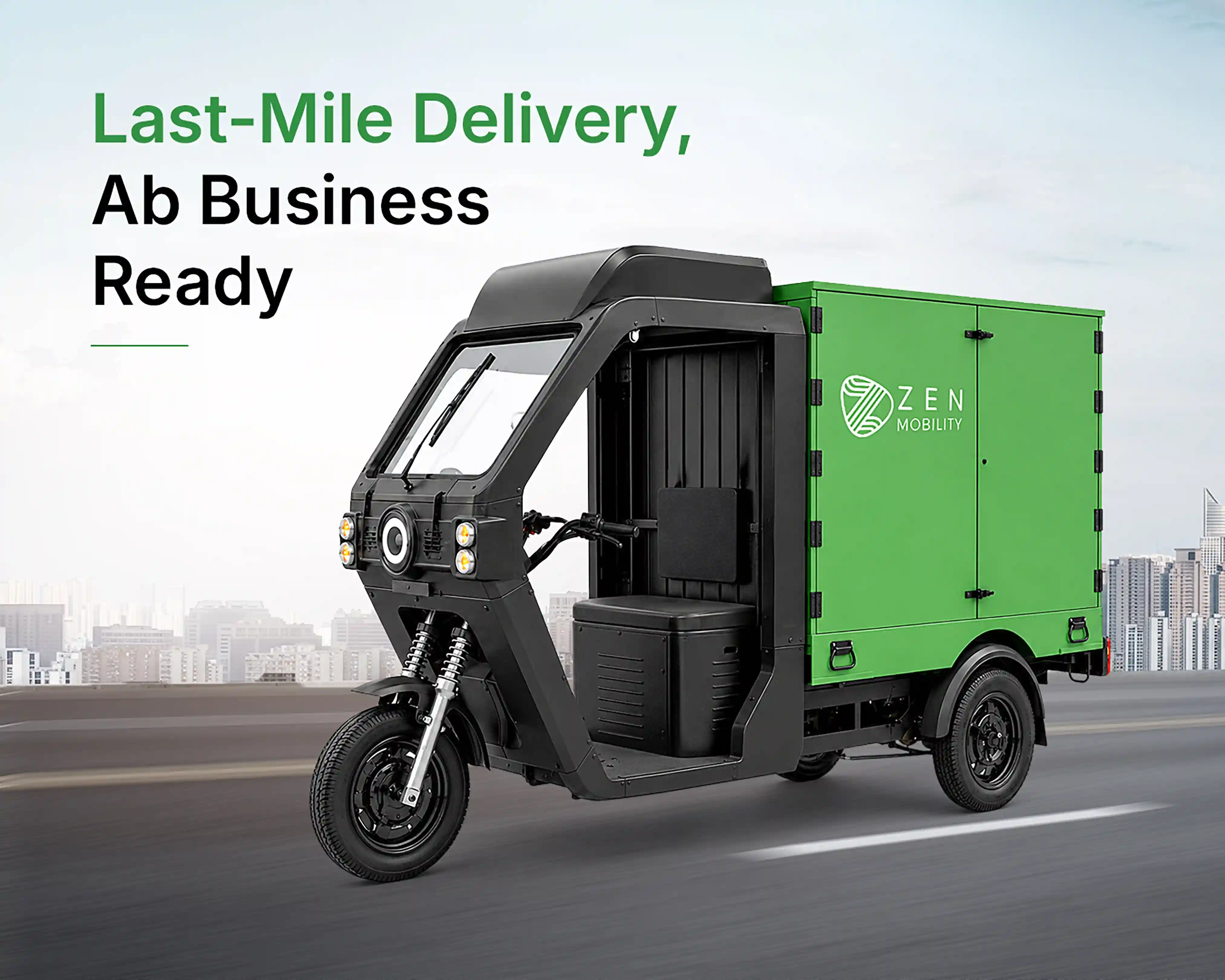 Zen Mobility MicroPod XXL electric cargo vehicle