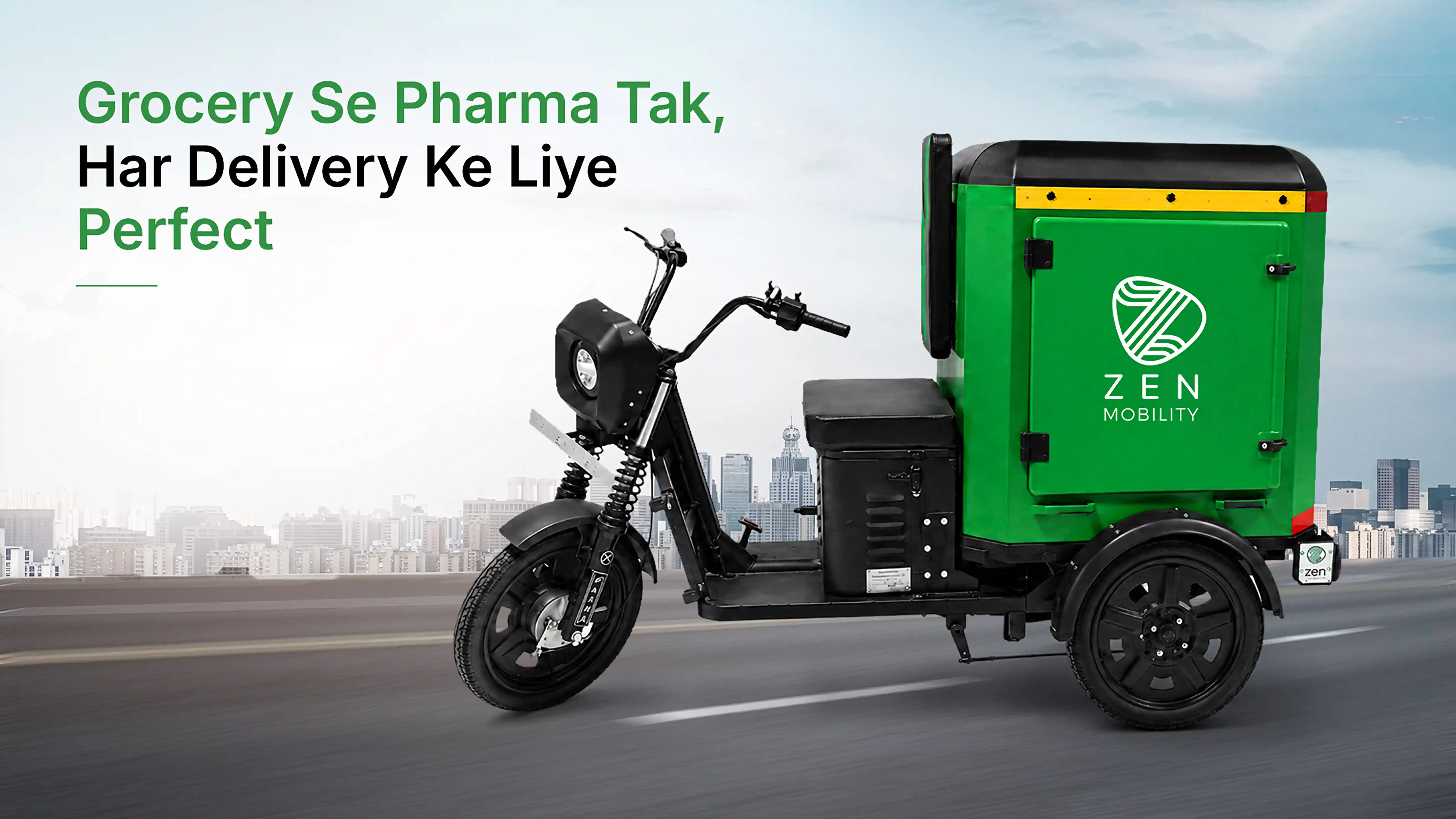 Zen Mobility MicroPod FE electric cargo vehicle