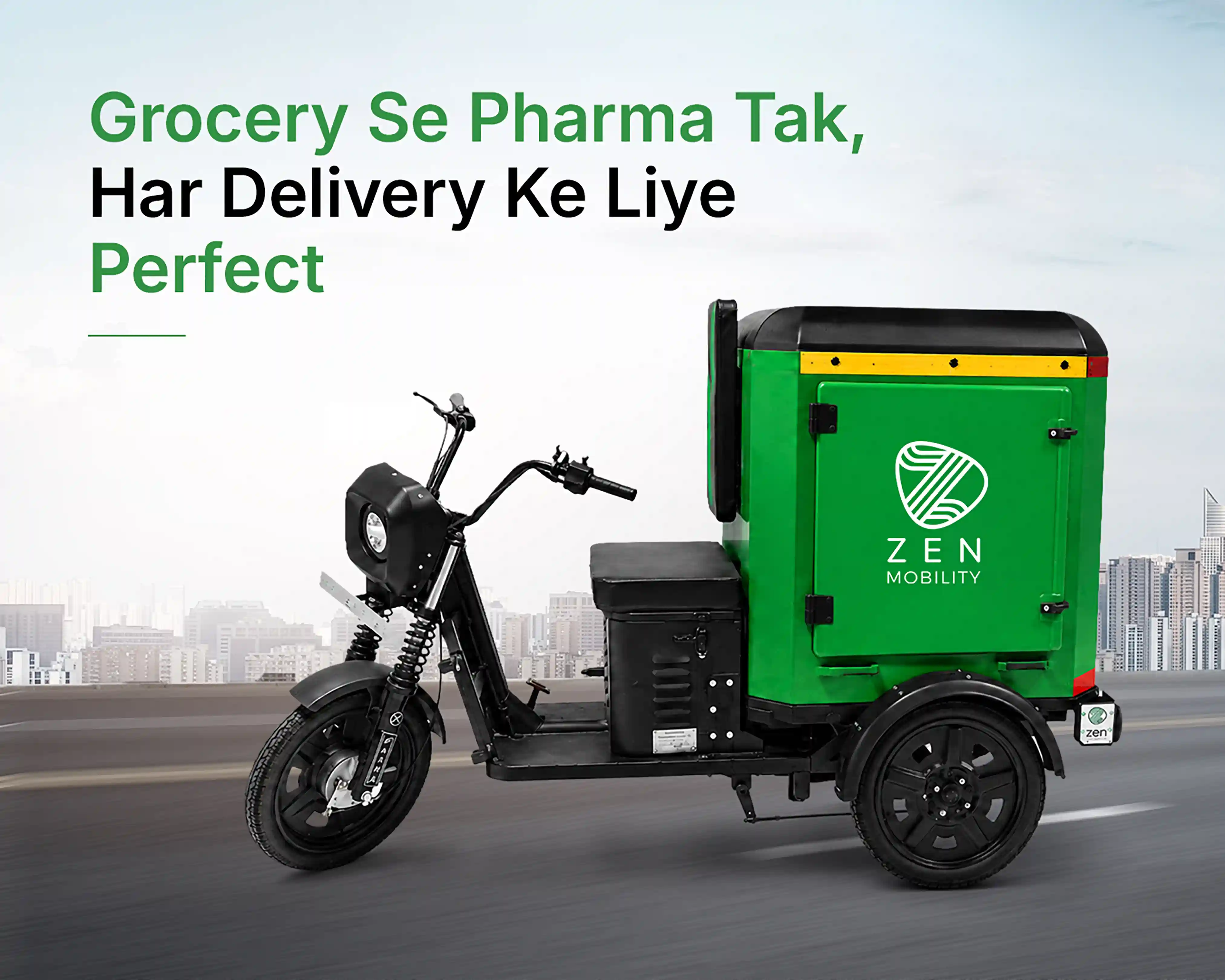 Zen Mobility MicroPod FE electric cargo vehicle