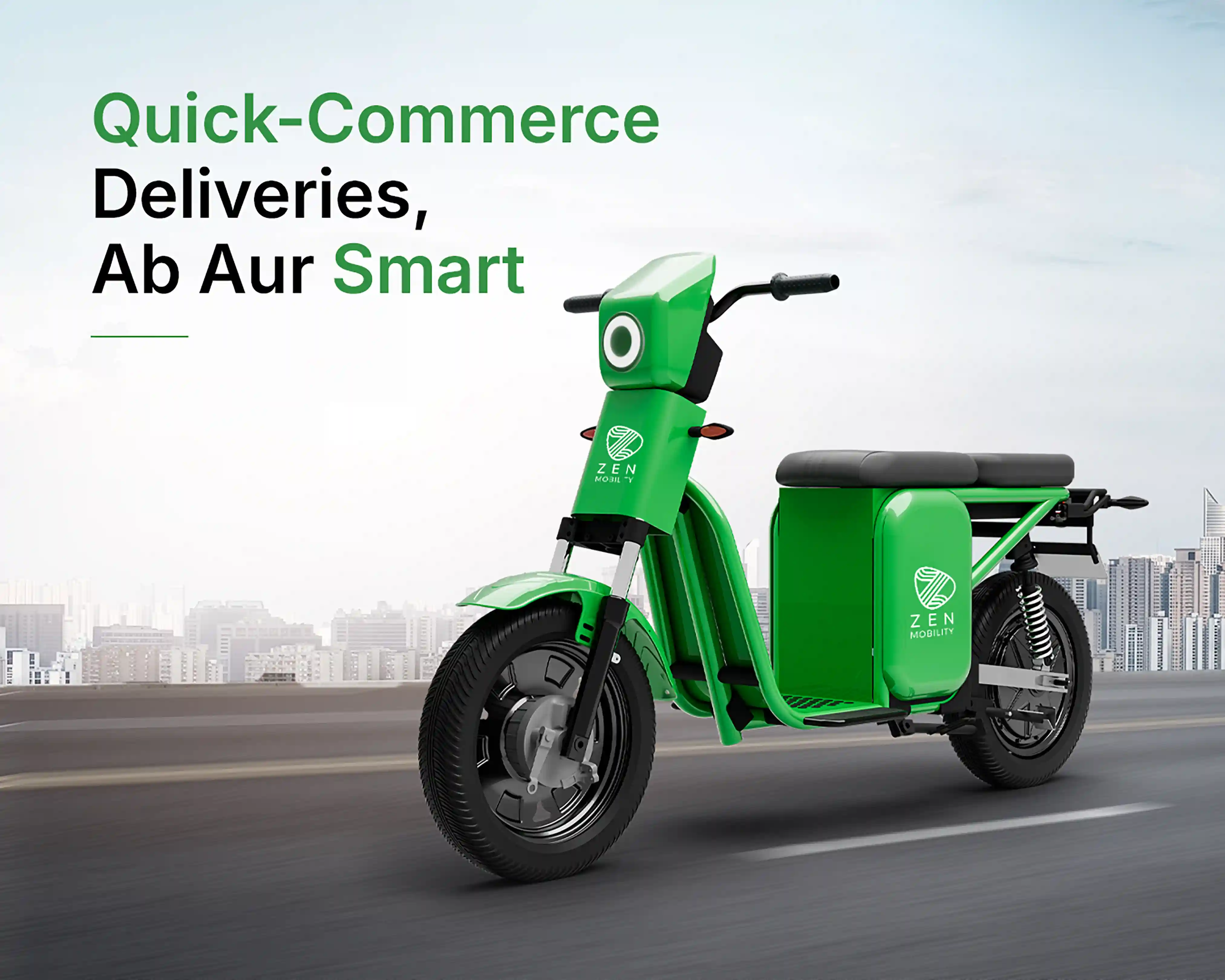 Zen Mobility Pixi Pod electric cargo vehicle